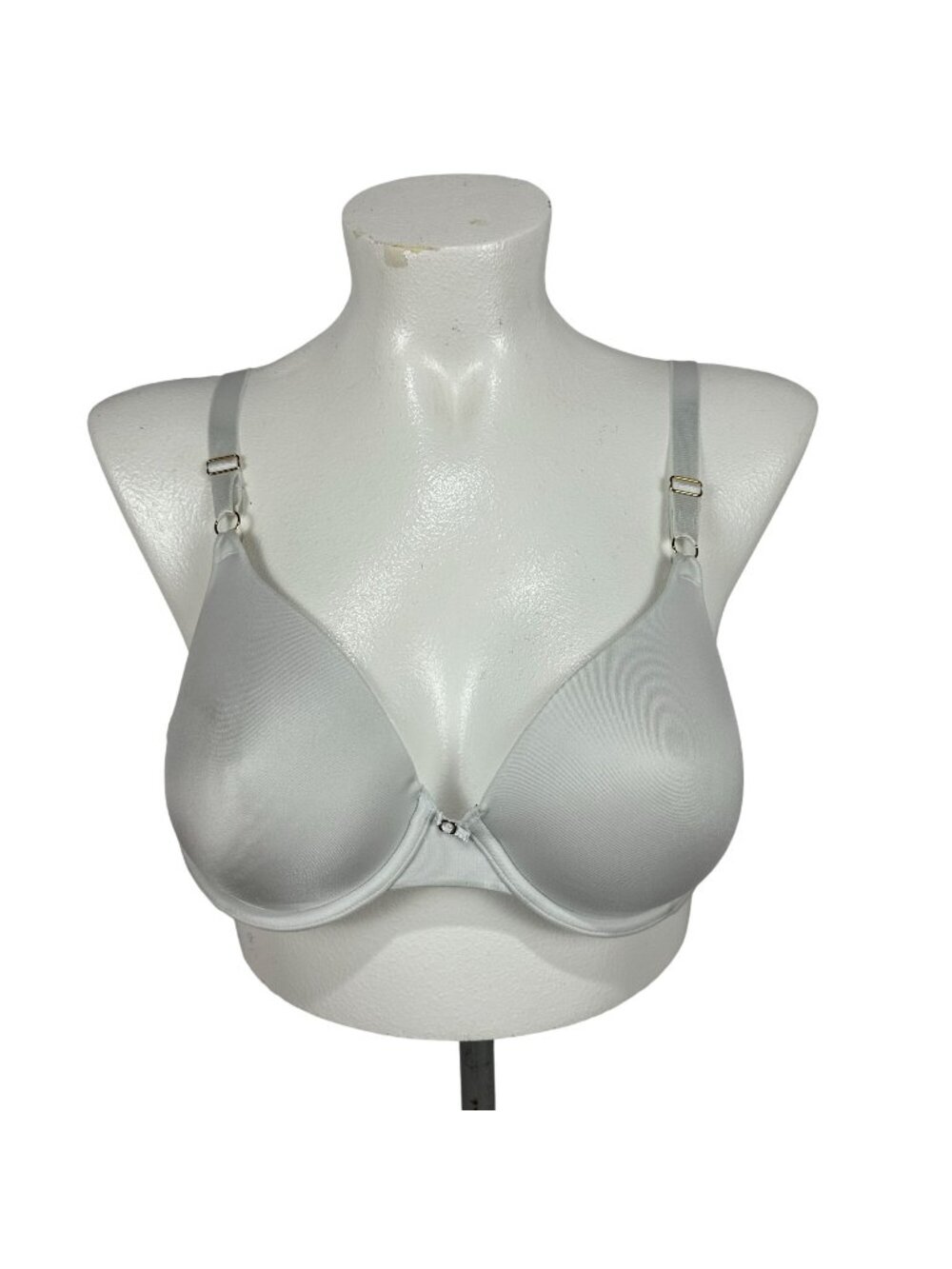 Vanity Fair Womens Underwire Push-Up Bra Light Gray 36C Nylon/Spandex Good
